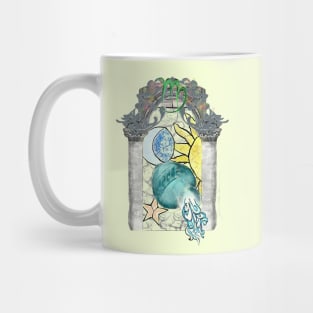 Double Aquarius Virgo Rising Mug